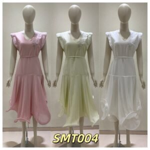 ABY-LS004 | Ruffle Sleeveless Midi Dress