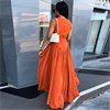 CNR HK7217 | One-Shoulder Maxi Dress
