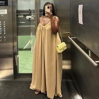 CNR HK73482 | Sleeveless Wide-Leg Jumpsuit