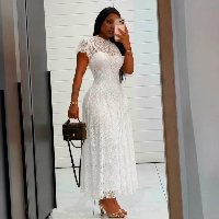 CNR HK75767 | Lace Mermaid Maxi Dress