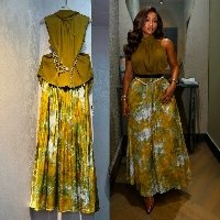 CNR HK75819 | Sleeveless Printed Maxi Dress