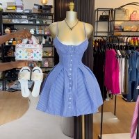CNR HK9235 | Lace-Up Corset Mini Dress