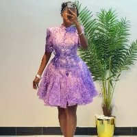 CNR SU91390 | Lace Fit-and-Flare Mini Dress