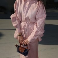 CNR TR1267 | Satin Shirt and Trousers Set