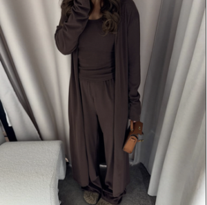 CNR TR1539 | Draped Wide-Leg Jumpsuit