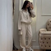 CNR TR5201 | Relaxed Hoodie and Jogger Set