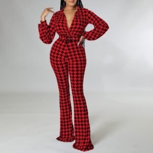 CZ2-C8559 | Printed Blazer and Trousers Set