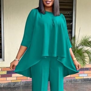CZ2-C8617 | Tunic Top and Trousers Set