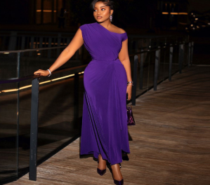 QZ-SH1923 | One-Shoulder Midi Dress