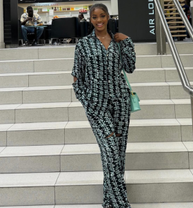 QZ-SH3418 | Printed Shirt and Trousers Set