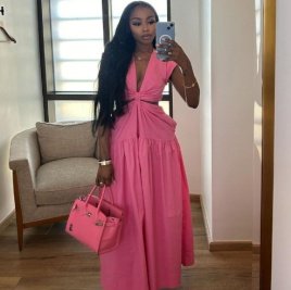 QZ-SH3949 | Sleeveless Wide-Leg Jumpsuit