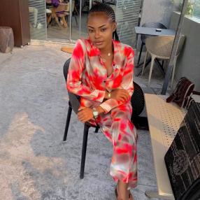 QZ-SH5369 | Printed Shirt and Trousers Set