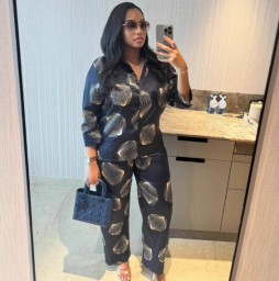 QZ-SH6716 | Printed Shirt and Trousers Set