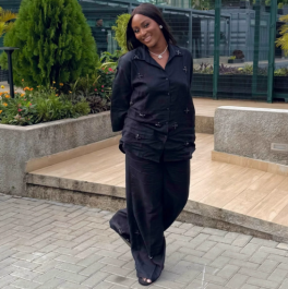 QZ-SH7210 | Button-Front Shirt and Trousers Set