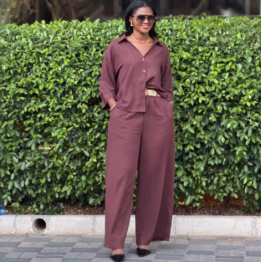 QZ-SH8272 | Relaxed Shirt and Trousers Set