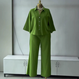 QZ-SH8542 | Short-Sleeve Shirt and Trousers Set