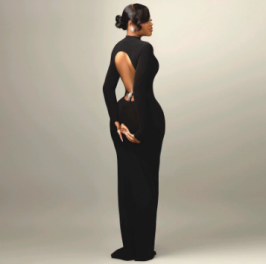 QZ-SH9027 | Sleeveless Bodycon Maxi Dress