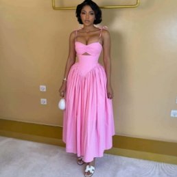 QZ-SH9650 | Cutout Sleeveless Maxi Dress