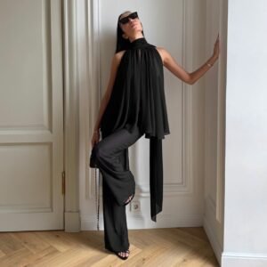 FSB 2TZ7300 | Oriane Asymmetric Tunic Trouser Set