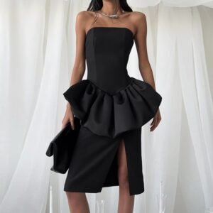 FSB 2TZ9486 | Valeria Strapless Peplum Skirt Set