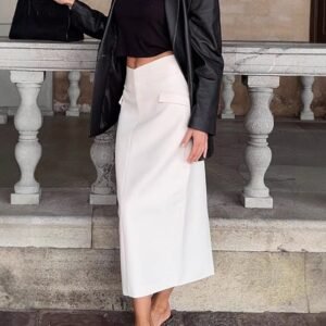 FSB BSQ4173 | Lucienne Tailored Midi Skirt