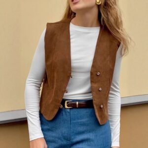 FSB BX2434 | Elodie Tailored Button Vest