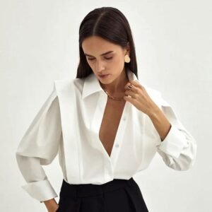 FSB CY0038 | Sculpted-Collar Shirt