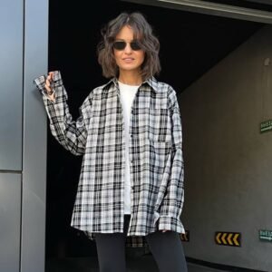 FSB CY0187 | Plaid Oversized Shirt