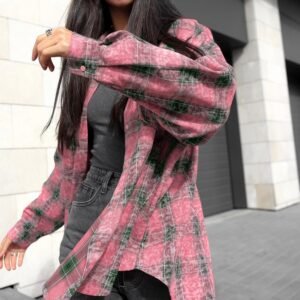 FSB CY1430 | Printed Corset Long-Sleeve Top