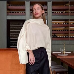 FSB CY1551 | Isabelle Voluminous-Sleeve Blouse