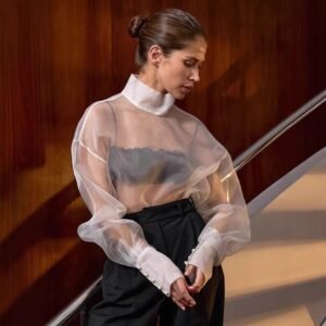 FSB CY1842 | Sylvie Sheer Organza Blouse