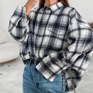 FSB CY4121 | Plaid Oversized Shirt