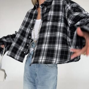 FSB CY4122 | Plaid Oversized Shirt