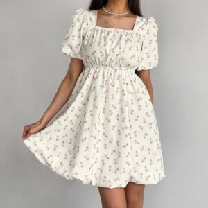FSB LYQ0325 | Rosalie Floral Off-Shoulder Mini Dress