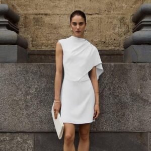 FSB LYQ2333 | Maelys Asymmetric Mini Dress