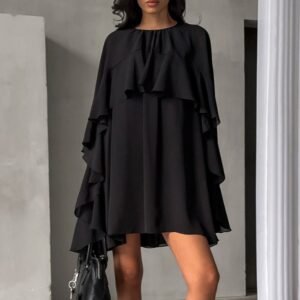 FSB LYQ4350 | Delphine Tiered-Ruffle Mini Dress