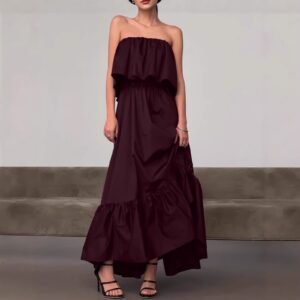 FSB LYQ4352 | Colette Tiered Strapless Midi Dress