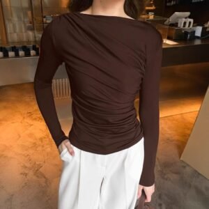 FSB TX1953 | Aveline Off-Shoulder Ruched Top
