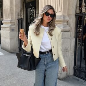 FSB WT2869 | Cropped Tailored Jacket