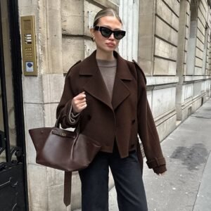 FSB WT2895 | Oversized Belted Trench Jacket