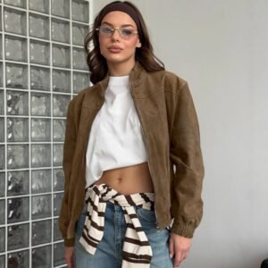 FSB WT6492 | Cecile Cropped Zip Jacket