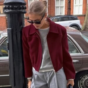 FSB WT6494 | Colette Contrast-Collar Jacket