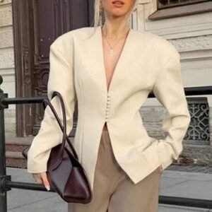 FSB WT6546 | Roseline Sculpted-Waist Blazer