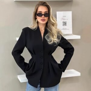 FSB WT7533 | Odile Peplum Tailored Blazer