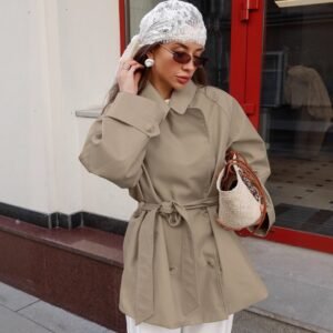 FSB WT7535 | Eliane Belted Utility Jacket