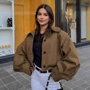 FSB WT7701 | Marielle Oversized Cropped Jacket