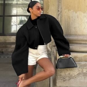 FSB WT9408 | Camille Cape-Sleeve Tailored Jacket