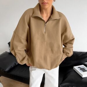 FSB WY2879 | Cropped Zip Bomber Jacket