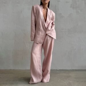 QS2TZ3026 | Double-Breasted Blazer and Trouser Set