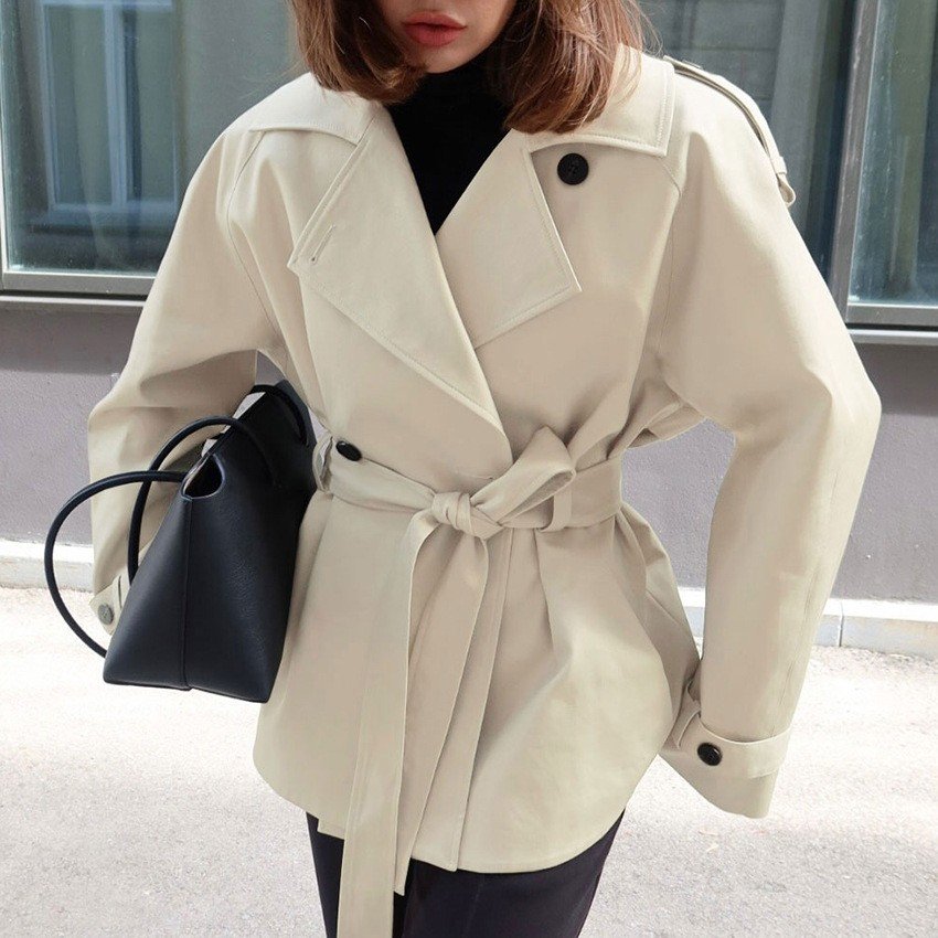 QSWT0317 | Belted Trench Jacket - Image 2